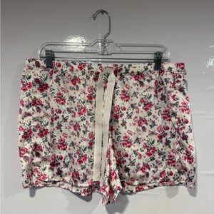 LOFT Floral Satin Sleep Shorts